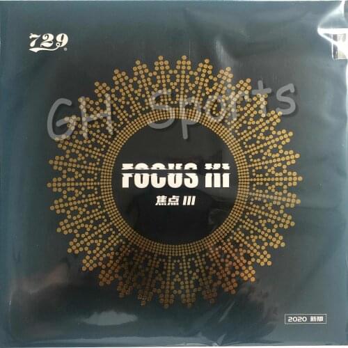 RITC 729 Friendship Focus III snipe Focus 3 Attack plus Loop Pips In Table Tennis Rubber With Sponge PingPong Rubber 2.1mm