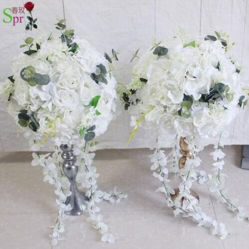 SPR 10pcs/lot wedding table centerpiece decorative flower ball wedding backdrop road lead artificial floral decoration