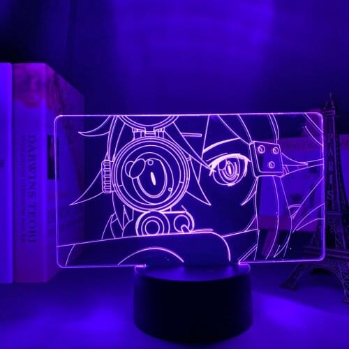 Anime 3d Led Night Lamp Sword Art Online for Bedroom Decor Nightlight Birthday Gift Drop Shipping Room Led Night Light Manga SAO