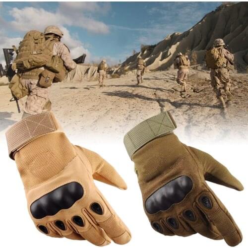 Full-Finger Tactical Military Gloves Wear-Resistant Cut-Resistant Riding Mountaineering Protective Equipment Womens Mens
