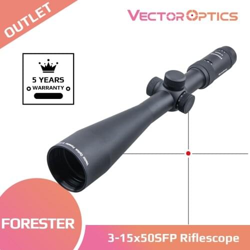 Vector Optics Forester 3-15x50 Hunting Riflescope Shooting With Sharp Clear View Capped Turret Sinper Rifle scope
