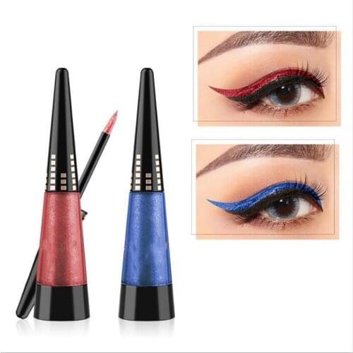 Waterproof Pencil Long Lasting Shiny Pearly Eyeliner Beauty Make Up Tool No Smudging Smooth Eyeliner 6 colors