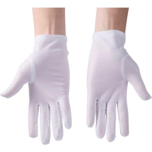 Hight Quality White Gloves Inspection Cotton Work Gloves Jewelry Lightweight