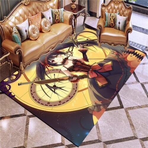 Origami Tobiichi High Quality Crystal Plush Printed Short Plush Soft Floor Mat Home Living Room Kitchen Oil Absorption Pad