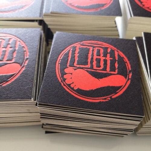 Custom order 300pcs High Grade Visit Card Debossing print on textured 600gsm cardboard, Item No. CU32