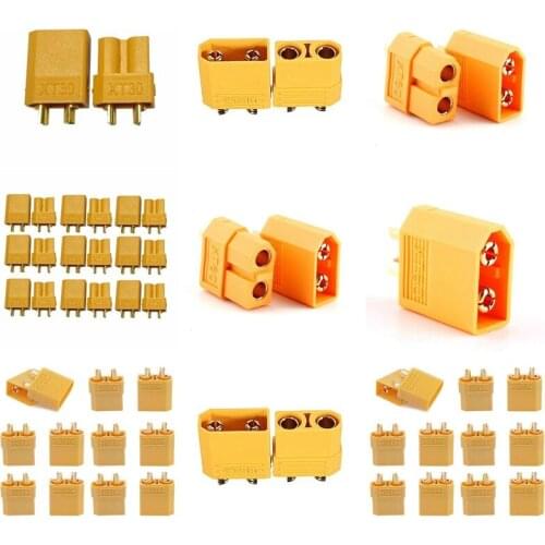 1Set XT30 XT60 XT90 Male Female Bullet Connectors Plug For RC Lipo Battery Quadcopter Multicopter For RC Lipo Battery Wholesale