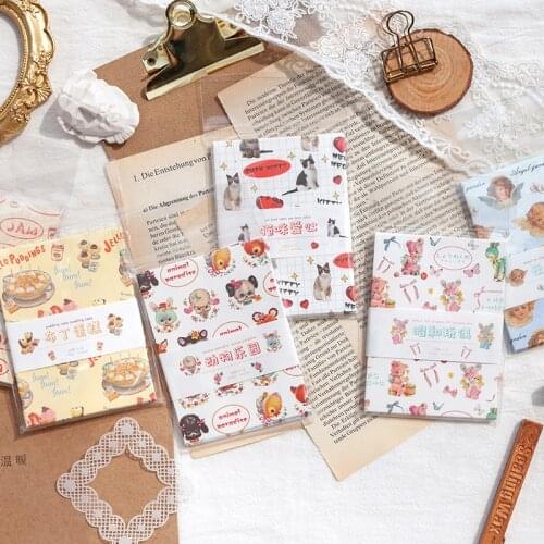 100 pcs/lot Grocery store series Showa Doll angel Paper Envelopes cute Envelope For Card Scrapbooking Gift