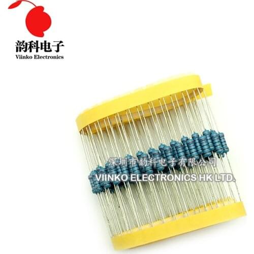 300pcs 1~750 Ohm 1/2w Resistance 1% Metal Film Resistor Assortment Kit Set 30Kinds*10pcs=300PCS