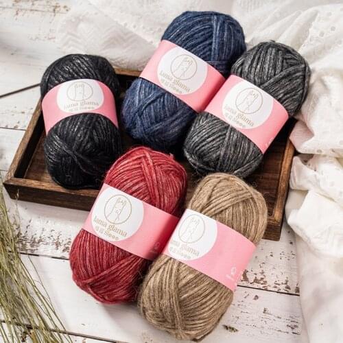 6pcs 50g/ball Porous Wool Mohair woolen thick coat scarf woolen shawl hand knitting wool ball