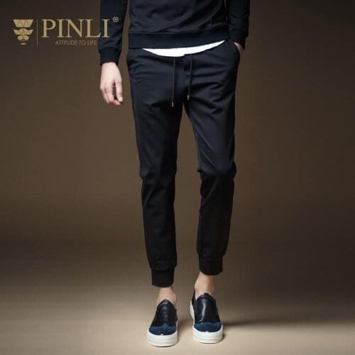 Free shipping fashion casual male 2020 summer mens black unique Autumn pants sports pants slim-fit trousers K103