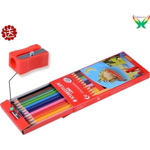 Staedtler LUNA Color pencil oil color lead 12 / 24 / 36 / 48 painting art color lead for beginners and students art supplies
