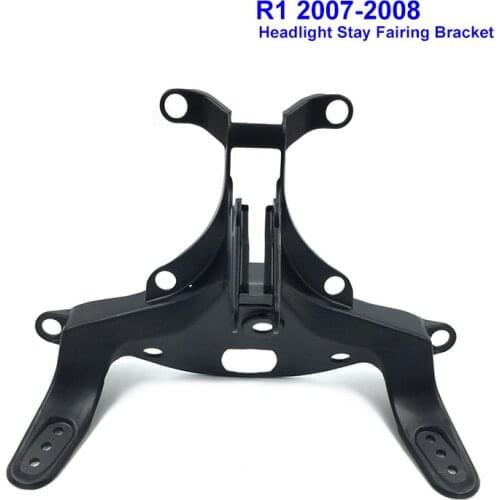 For Yamaha R1 2007 2008 Aluminum Front Upper Headlight Stay Fairing Bracket Holder 2007 2008 YZF-R1 Motorcycle Accessories
