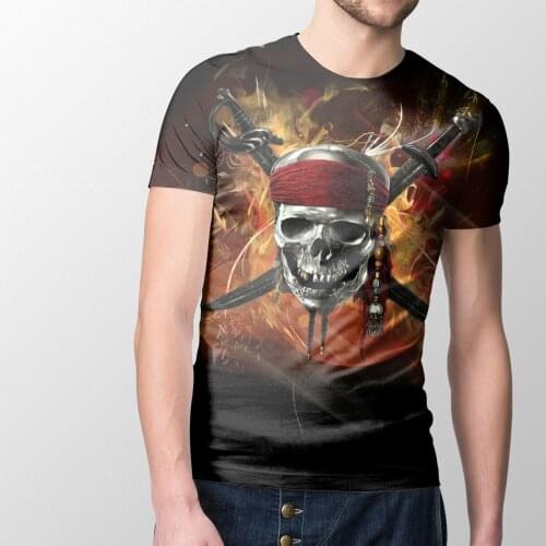 New3D printing mens T-shirt skull music graffiti creative oversized T-shirt summer fashion short-sleeved hip-hop ladies T-shirt