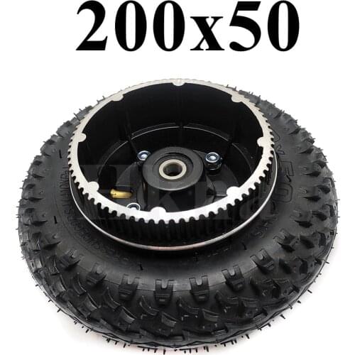 Good Quality 200x50 Inflatable Wheel Tire 200*50 Off-road Belt Rear Wheel for Electric Scooter Accessories