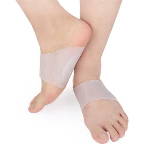 Soft Silicone Socks Pads Foot Support Flat Correction Shape Good Elasticity Women Peds Liners