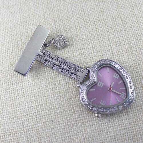 Nurse Lapel Pin Watch Hanging Medical Doctor Pocket Quartz Movement Nurses Watch SUB Sale