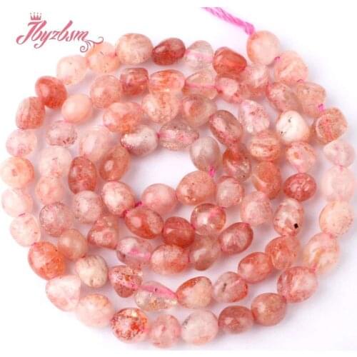 4x5-5x6mm Natural Freeform Pink Moonstone Stone Spacer Beads Strand 15" For DIY Necklace Bracelets Jewelry Making,Free Shipping