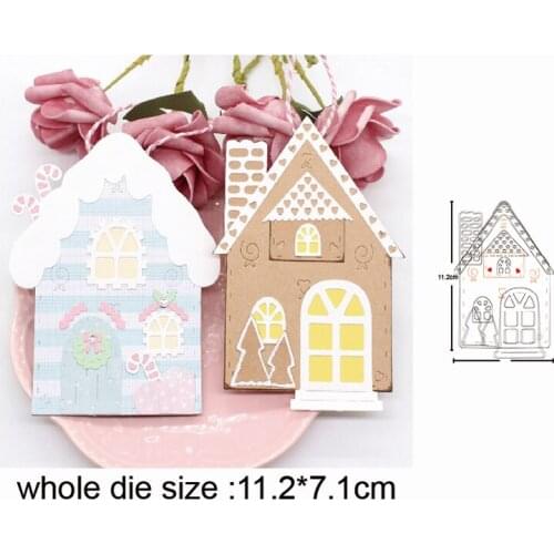 Christmas Candy House Metal Cutting Dies 2020 For DIY Scrapbooking dies Embossing die cut Craft Paper/Photo Cards Stencils dies