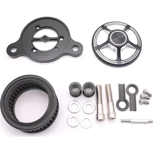 Motorcycle Air Cleaner Intake Filter System Kit For Harley Sportster 1200 Sportster XL 883 1991-2016 Custom