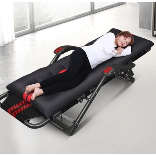 Folding Recliner Siesta Chair Office Bed Lazy Backrest Chair Portable Home Leisure Summer Cool Chair
