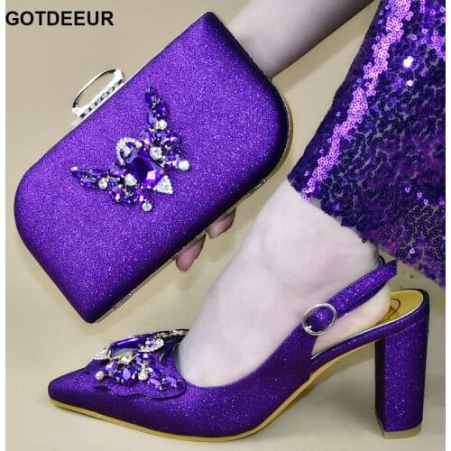Italian Matching Shoe and Bag Set for Party Parties Italy Wedding Shoes Bride Elegant Women Comfy Platform Sandal Shoes Party