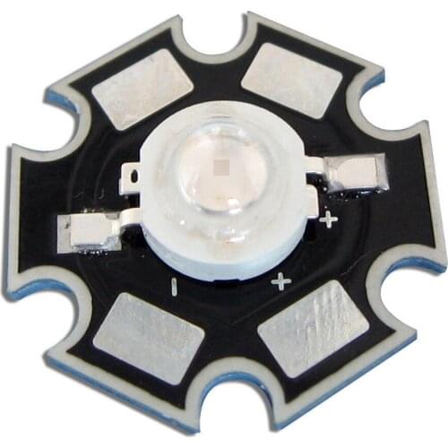 10PCS 3W high power Royal Blue 445nm~460nm LED bulb chip plant grow Light Lamp With 20mm star base
