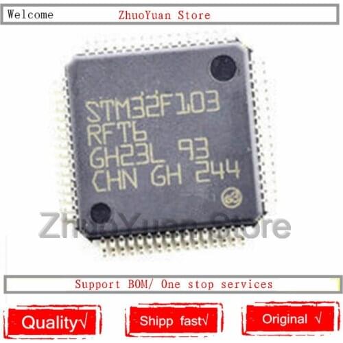 1PCS/lot STM32F103RFT6 STM32F103 RFT6 LQFP-64 IC chip New original In stock