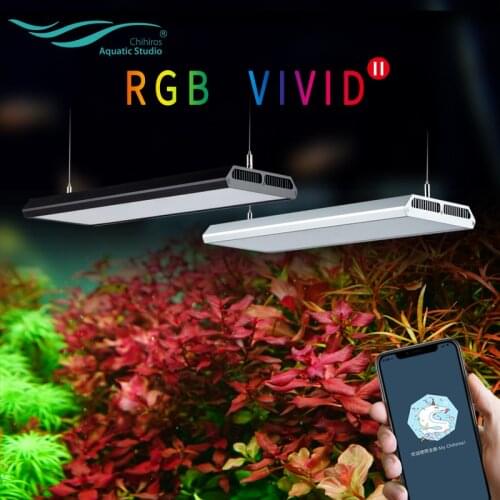 2019 Chihiros RGB VIVID Aquarium LED Light water Plant Grow with Built in Bluetooth Controller