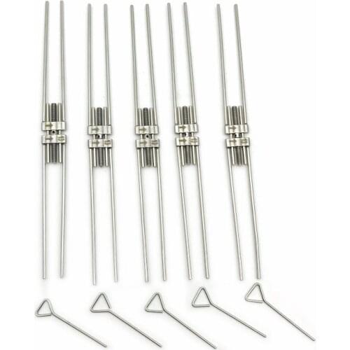 5Pcs Dental Lab Stainless Steel Orthodontic Expansion Screw Frame Type Dentist Orthodontic Material