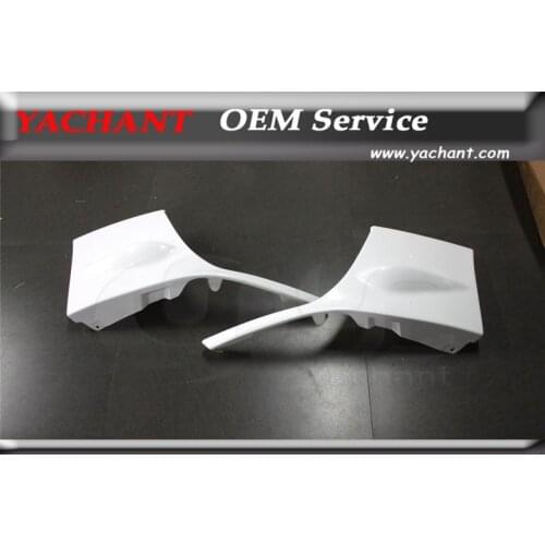 Car-Styling FRP Fiber Glass Front Bumper Spats Caps 2Pcs Fit For 04-05 Subaru Impreza WRX STI 8th GDA GDB Front Bumper Corner