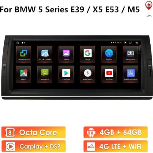 10.25 Inch Android GPS Car Radio for Bmw X5 E53 E39 E38 M5 BT RDS USB SD EQ 4G RAM 64G ROM WIFI Stereo Multimedia Player