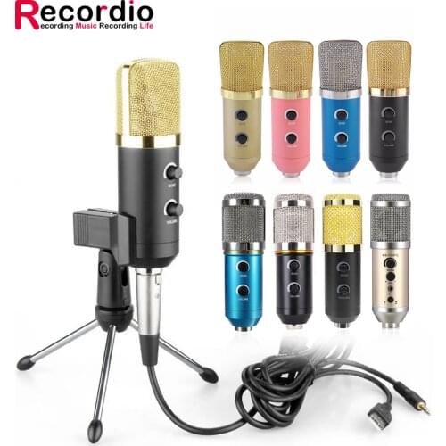 GAM-100FL USB metal Mic Professional Studio Condenser Microphone for studio recording