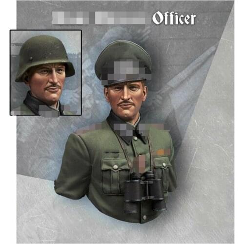 1/10 Scale Unpainted Resin bust Division Officer GK figure