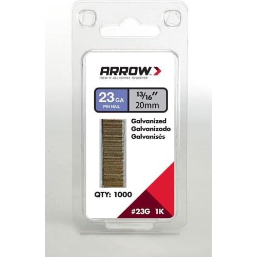 Stainless steel Gun nails for Electric Nail Gun Stapler Nailer Furniture nail DİY home furniture AR23G20 20mm 1000 nails