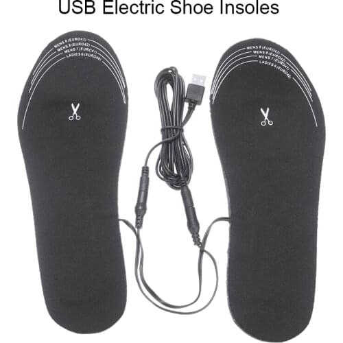 Evenly Heated Foot Warmer USB Electric Heated Shoe Insoles Warm Sock Feet Heater Foot Winter Warmer Pad Household