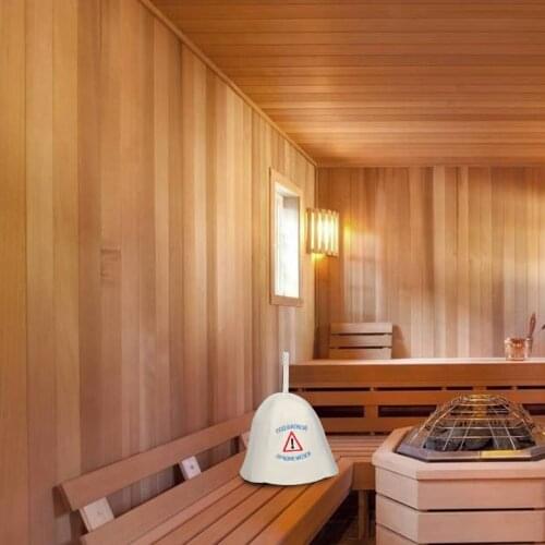 Sauna Hat Anti Heat Heat Protection Sauna Accessories for Woman and Man