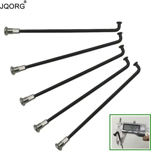 28 Pieces A Lot 8G 4.0mm Motorcycle Spokes ED Black Surface Black Color J-bend 90-95 Degree 304 Stainless Steel Material Spokes
