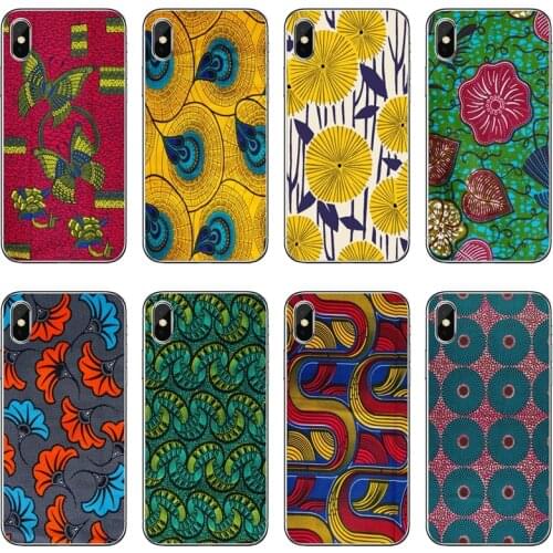 African Style Fabric print Phone Case For Samsung Galaxy A71 A70 A60 A51 A50 A41 A40 A31 A30 A20E A21S A12 A10 A7 A5 A3