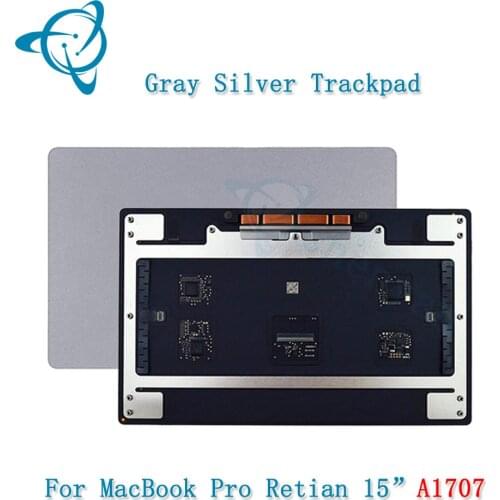 Shenyan Silver A1707 Trackpad For Macbook Pro Retina 15" Silver Gray Touchpad Late 2016 Mid 2017 Year EMC 3072 EMC 3162