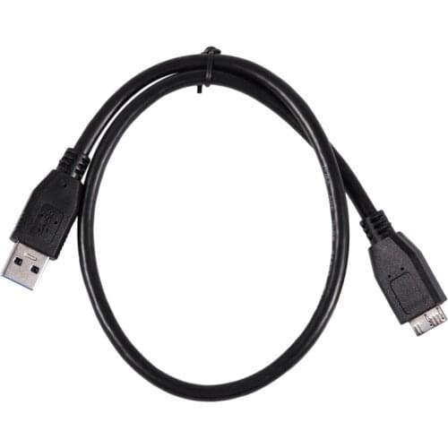 USB 3.0 Male A to Micro-B Male Data cable for external HDD Hard Drive HDD cable Black