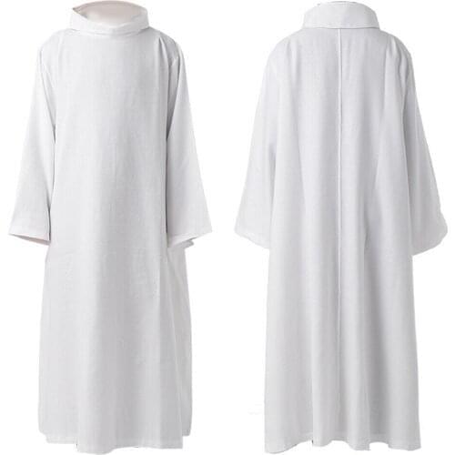 Middle East Arab Christian Catholic Priests Clergy Robes Priest Saints Halloween White Clothing Robes