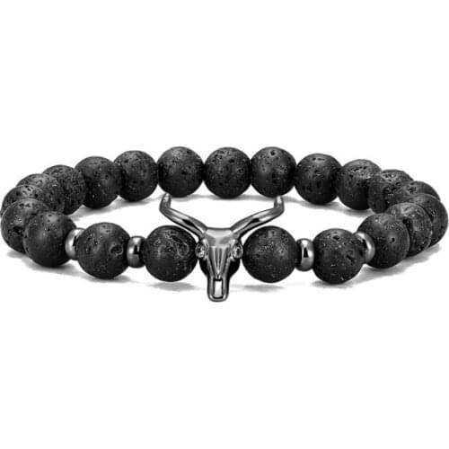 8mm ox elastic gold silver copper cz zircon cubic zirconia beads bohemian Yoga Bracelet agate Onyx Stone Bangles 3wg3