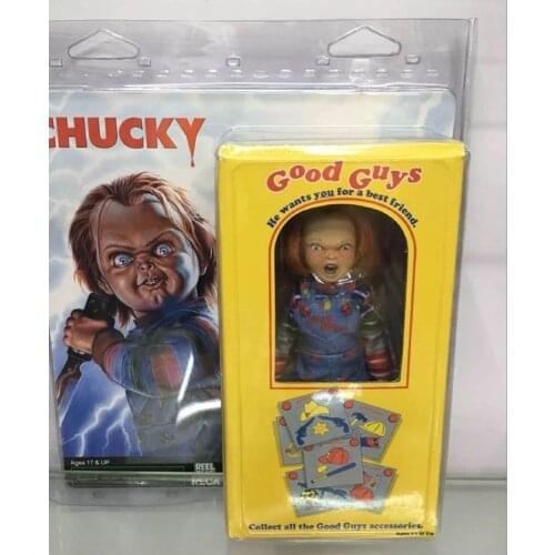 Chucky Figure He Wants You Be A Best Friend Childs Play Good Guys Ultimate Collectible Neca Figure Toys Doll Gift 12cm