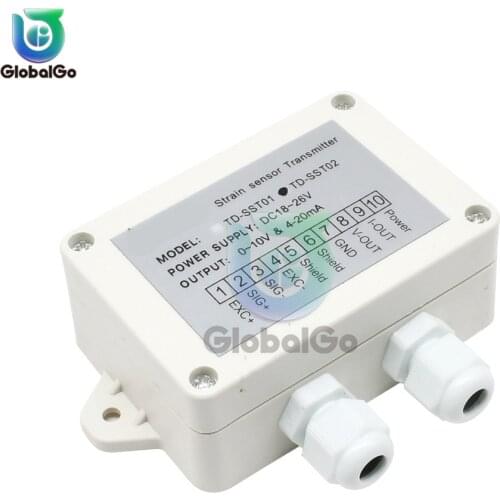 Weighing Transmitter Weighing Amplifier Weight Sensor Converter DC 0-10V 0-5V 4-20mA 4-12-20mA Load Cell Amplifier