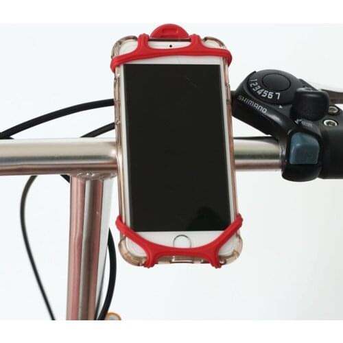 Mountain Bicycle Mobile Phone Holder stand Universal 360 Rotatable Trolley Phone mount Holder for iPhone Device support bracket