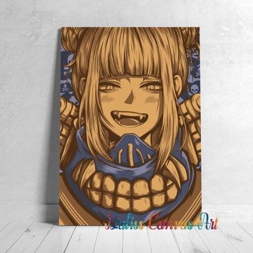 Canvas Anime Himiko My Hero Academia Pictures Home Decoration Paintings Poster HD Prints Wall Art Modular Living Room Framed