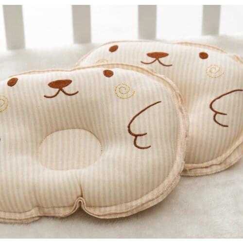 0-2-year-old baby breathable round baby pillow newborn baby head protection pillow 3D breathable cotton J0680
