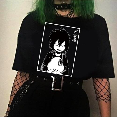 Anime Harajuku My Hero Academia Tamaki Amajiki Summer Short-sleeve Male T-shirt