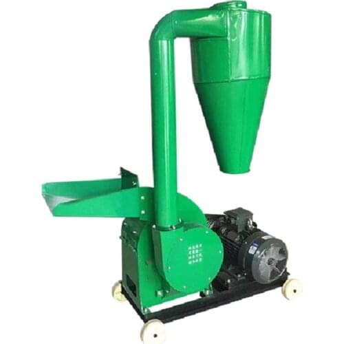 200-500KG/H Small Animal Farm Feed Corn Straw Maize Crusher Grinder Hammer Mill Machine