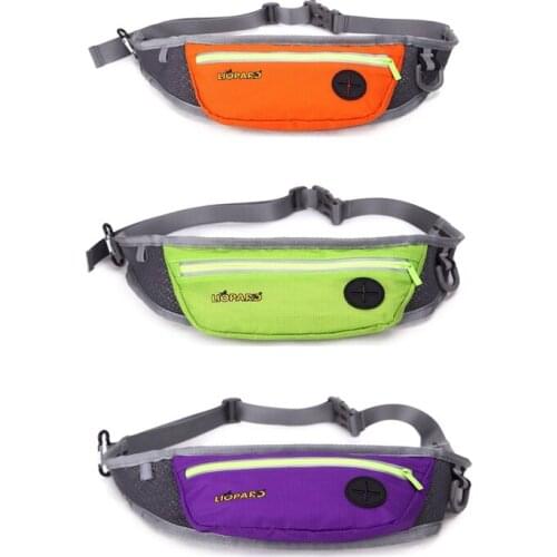 Portable Adjustable Waist Bag Outdoor Sports Traveling Training Dog Treat Bag With Buckle Belt